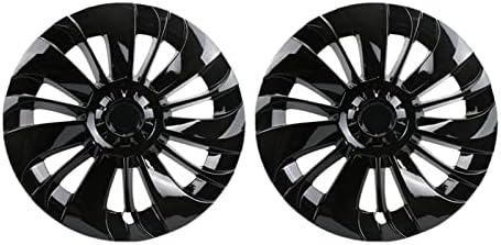 כיסויי Hubcap בגודל 19 אינץ 'תואמים לדגם TESLA Y 2021 2022 כיסוי גלגלים 4 יחידות רכב החלפת רכב מלא