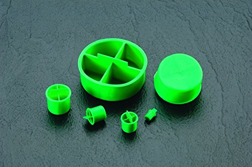 CAPLUGS ZOT121AG1 תקע פלסטיק לצינורות בסגנון סוג K. OT-12, PE-LD, CAP OD .50 מזהה תקע .543, ירוק