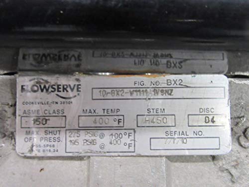 FlowServe 10-BX2-W1111A1V9NZ שסתום פרפר 10BX2W1111A1V9NZ