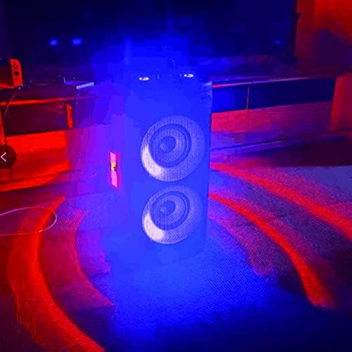 מערכת רמקולים עם מיקרופון אלחוטי תאורת לד למשחק אירועים למסיבה מ יו אס בי אס די נייד עם גלגלים בהנדה