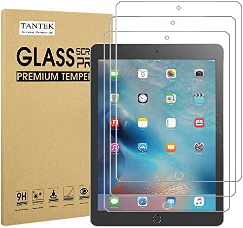 Tantek HD Clear, Anti-Scratch, Anti-glare, אנטי אצבעות, מגן מסך זכוכית מחוסמת עבור Apple iPad