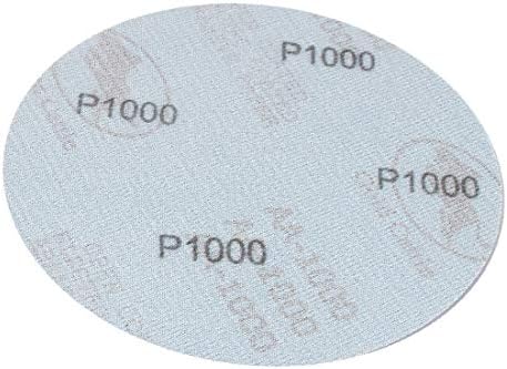 X-DREE 6 DIA עגול שוחק יבש שוחק נוהר גיליון נייר זכוכית דיסק 1000 חצץ 10 יחידות (DISCO DE LIJA