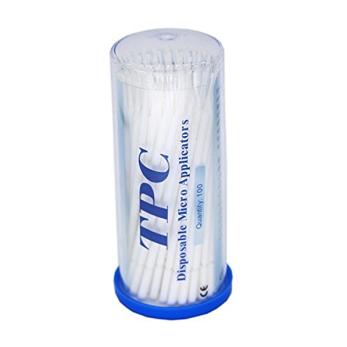 100 חתיכות שיניים חד פעמי מוצר שיניים מיקרו מוליך מברשת לכיפוף איכותי מאוד לבן