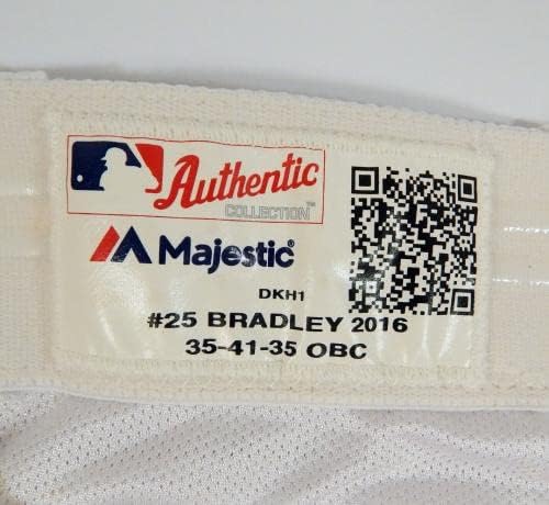 Arizona Diamondbacks Archie Bradley 25 משחק משומש מכנסיים לבנים 35-41-35 40-משחק מכנסי MLB