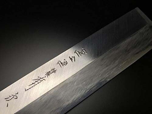 יפני שף של סכין אריצוגו קמאוסובה כחול פלדה 195 מ מ 7.67 מטבח חקוק שם
