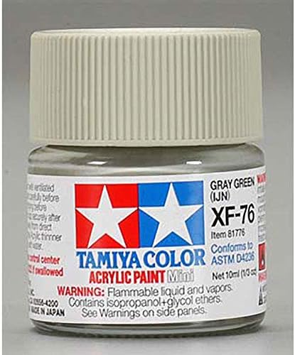 Tamiya America, Inc Acrylic Mini XF76 אפור/ירוק, TAM81776