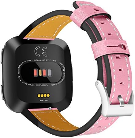להקה עבור Fitbit Versa עור Aisports Fitbit versa Watchs להקות עור רך שעון חכם רצועת שעון רצועה
