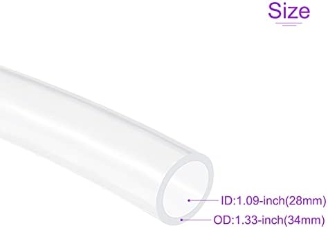 DMIOTECH 28 ממ מזהה 34 ממ OD צינור PVC ברור צינור גמיש צינור ויניל צינור לצינור מי גינה, צינור
