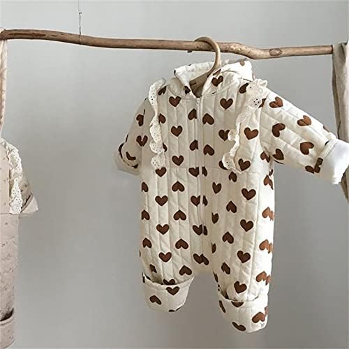 מעילי חורף של Kagayd לילדים יילוד תינוקות תינוקות תינוקות חורפים חממה כותנה משובצת עבה משובצת שרוול