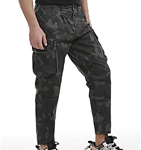מכנסיים טקטיים לגברים מכנסי קרב מטען רגוע מכנסיים צבאיים מכנסי קאם צבאיים חיצוניים של מכנסיים מזדמנים קלים של