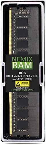 NEMIX RAM 8GB DDR4-2666 PC4-21300 החלפה ל- Dell SNPY7N41C/8G AA101752