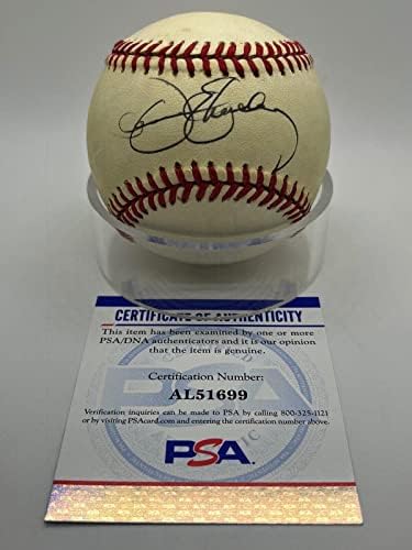 דניס אקרסלי אוקלנד A חתום על חתימה רשמית של חתימה MLB בייסבול PSA DNA *99 - כדורי בייסבול חתימה