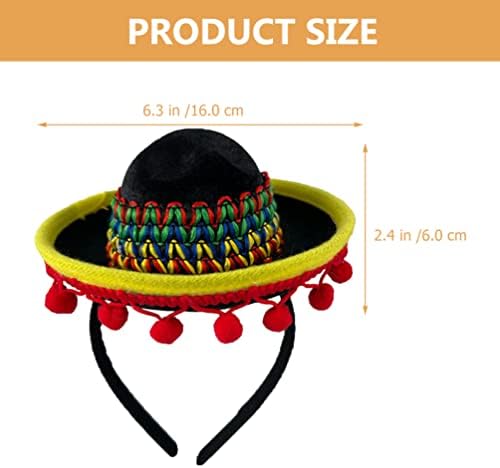 עמוספון מקסיקני כובע סרט מסיבת פסטיבל מקסיקני סרט עבור מקסיקני המפלגה קישוט