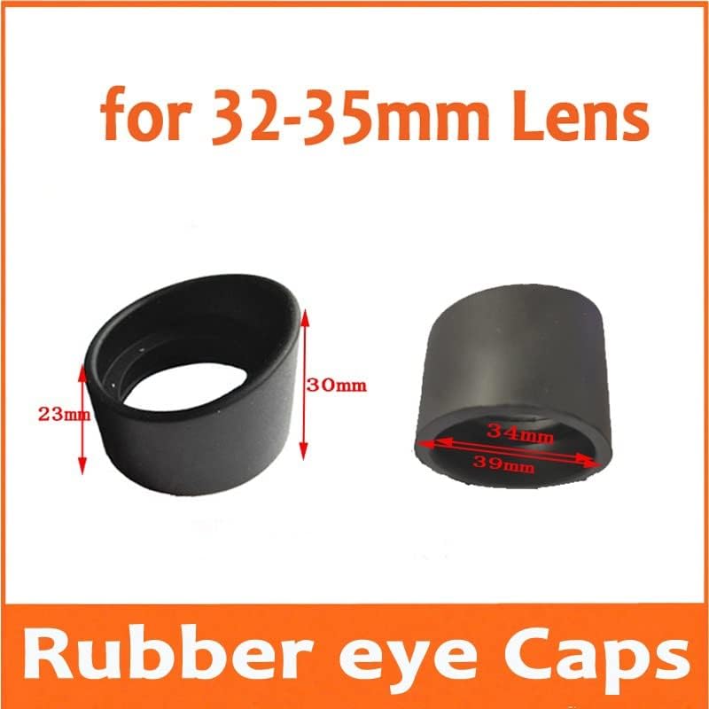 ערכת אביזרי מיקרוסקופ 2 יחידות גומי כובעי עין משמרות עיניים עבור 32-35 ממ מיקרוסקופ עינית טלסקופ