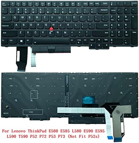 סיירה בלקמון מקלדת מחשב נייד פריסה אמריקאית ללנובו לוח חשיבה ה580 ה585 ל580 ה590 ה595 ל590 ט590 עמ