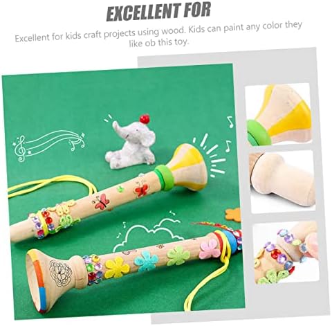 צעצועים 4 יחידות צעצועים חינוכיים מעץ ריק מעץ צעצועים חינוכיים לפעוטות לילדים מלאכת מלאכה לילדים לילדים