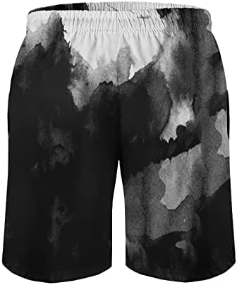 Miashui בגד ים קצרים גברים גברים גברים קיץ אופנה פנאי חוף הים 3D דפוס דיגיטלי תחרה למעלה מכנסיים לכיס