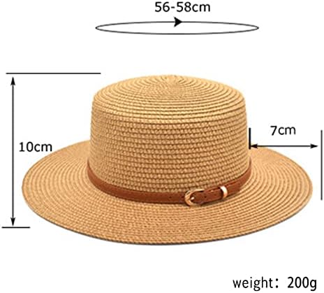 מבוגרים יוניסקס רטרו מערבי רכיבה על קאובוי רכיבה על חגורת עור רחבה כובע קש כובע דלי כובע