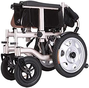 כיסא גלגלים נייד אופנה ניאוצ ' י כיסא גלגלים-כבד עם משענת ראש מתקפל מתקפל וקל משקל כיסא כוח