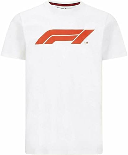 אוסף טק פורמולה 1 F1 חולצת טריקו לוגו גדול של גברים