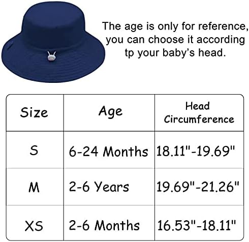 תינוק דלי תינוק פעוט ילדים כובע שמש כובע UPF 50+ שוליים רחבים כובע חוף חיצוני משחק כובע