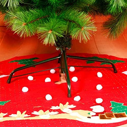 עצי חג מולד מלאכותיים של Yumuo, עץ אורן קלאסי של חג המולד עם עמדת מתכת לקישוט חג הרכבה קלה, ירוק 7.8ft