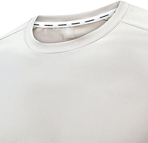Maiyifu-GJ לקירור קרח קרי קירור משי מפעיל חולצות לחות מפתחת טי אתלטית צבע אחיד בצוואר עגול שרוול קצר