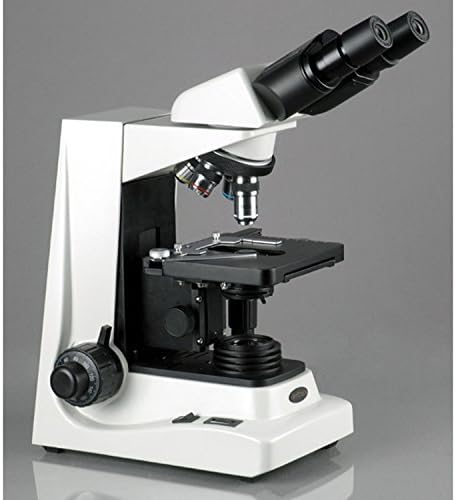 מיקרוסקופ תרכובת משקפת של אמסקופ ב600 א-ד. ק. סידנטופף, הגדלה פי 40-1600, ברייטפילד / דארקפילד , תאורת הלוגן,
