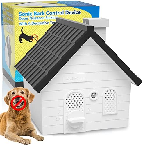 מכשיר Aeepotol Anti Barking, מכשירי בקרה בנביחת כלבים קולי עד טווח של עד 50 רגל, 4 מצבים נובחים כלבים