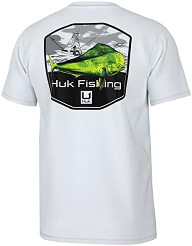 Huk's Kc Scott Tee שרוול קצר, חולצת טריקו לדיג בביצועים