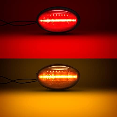 אורות סמן צד לד מנצלים תואמים 1999-2010 ו350 ו450 סופר חובה, אורות מנורות סמן צד הרכבה או החלפה 8