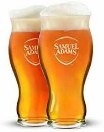 סמואל סם אדמס בוסטון לאגר חושי ליטר בירה זכוכית 22 עוז סט של 4