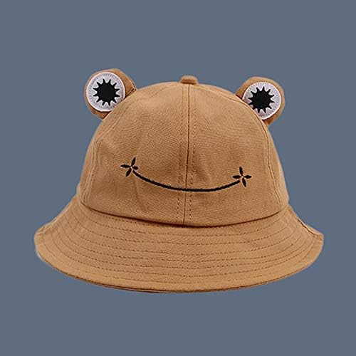 נשים צפרדע דייג כובע קוריאני פראי חמוד שמש עיניים גדולות אגן חורף בעלי החיים טיולים חוף דיג כובע כובעי צילום