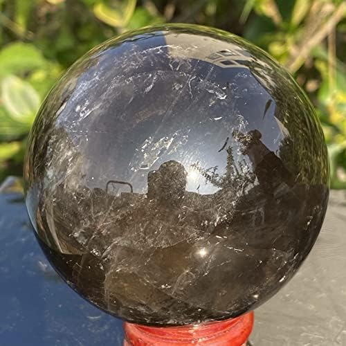 אבן פופור 60-65 ממ טבעית ברורה מעושנת קוורץ כדורי כדור גביש כדור אבן טבעית ומינרלים