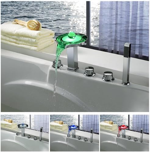 סיפון קסקדה רכוב על מים עופרת כיור אמבטיה ברז