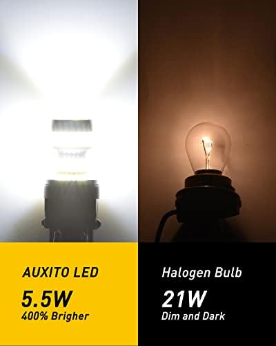 Auxito HB5 9007 נורות LED ו- 3156 3157 נורות LED שילובים לבנים, 4 נורות בסך הכל