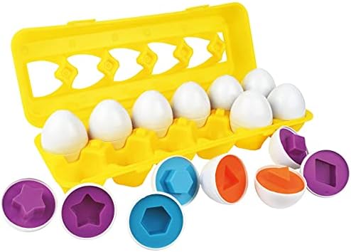 משחקי פעוטות של Skoolzy Counting - תואם ביצים מיון צעצועים לפעוטות