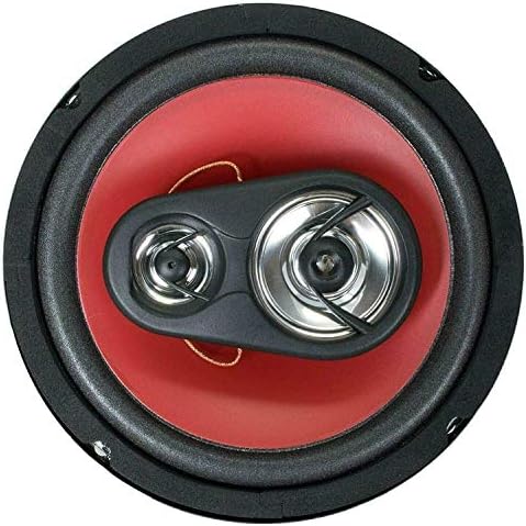Audiobank 4x 6.5 אינץ '800 וואט שיא טיפול בכוח שיא סך הכל 3 -כיווני מכונית אדומה אודיו ספריאו רמקולים