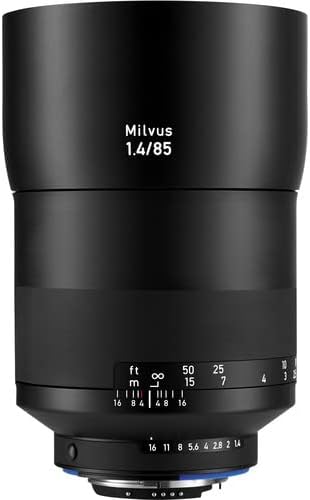 Zeiss Milvus Spore Speed ​​4 עדשות העדשות צרור העדשות עבור Nikon F-Moutt Zf.2, שחור