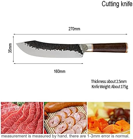 חותך קליבר סכין, בשר קליבר, 6.3 אינץ שירות קליבר סכין 5 מקר15 מוב פלדת סכיני מטבח קטן הקצב