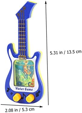 8 יחידות גיטרה טבעת מכונה דגי טבעות כיף משחק מים טבעת משחק כף יד מים טבעת משחק צעצוע כף יד קונסולת משחקים