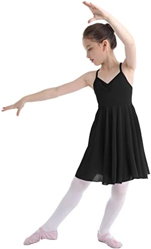 ילדות Agoky ילדות חוצות גב שמלת ריקוד לטינית מתעמלת גוף גוף בלרינה לבגדי ריקוד