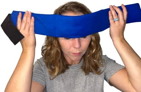 Cryowrap לשימוש חוזר של ראש וצוואר קירור קרח עטיפת קרח - צעיף צוואר קירור או עטיפת קרח למיגרנים וכאבי ראש