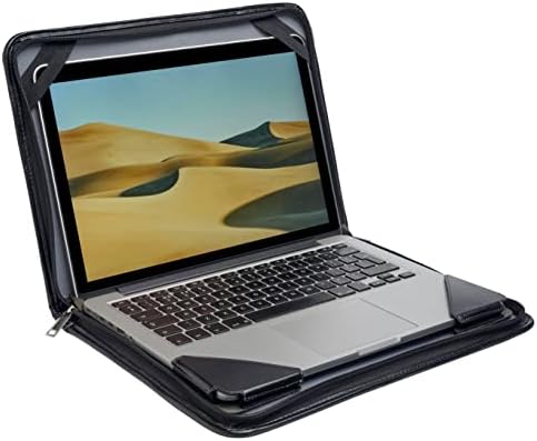 מארז שליח מחשב נייד עור Broonel שחור - תואם ל- Acer Swift 5 14 מחשב נייד
