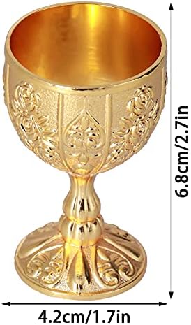 בציר זהב גביע, 2 יחידות אירופאי גבוהה כיתה זהב גביע רטרו קישוטי עבור נסיעה קישוט בית אוסף
