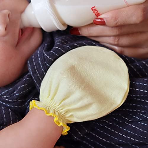 כפפות כותנה תינוק בן יומו לא כפפות שריטה עבור 0-6 חודשים בני בנות