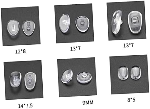 ריפוי 1 סט משקפי שמש רפידות משקפי משקפי משקפי גומי משקפי משקפיים רפידות האף כרית האף אביזרי משקפי