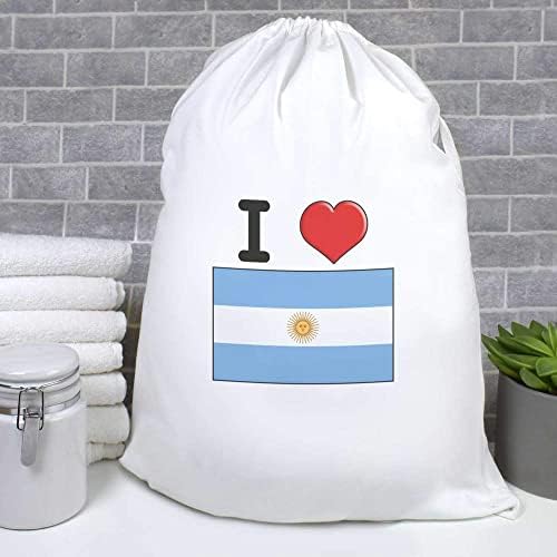 'אני אוהב ארגנטינה' כביסה/כביסה / אחסון תיק