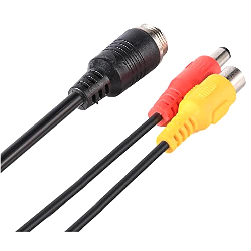 1 pcs 0.4 מ '4.5 ממ M12 4Pin תעופה ראש לתעופה RCA DC מתאם כבל הרחבה זכר מתאים לאבטחת מצלמה במעגל סגור