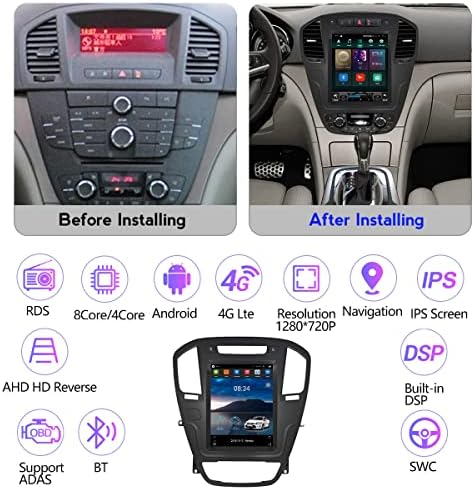 FBKPHSS Android 11 רדיו מכוניות עם ניווט עבור Vauxhall-insignia-Buick-regal 2008-2013 Plug Navigation